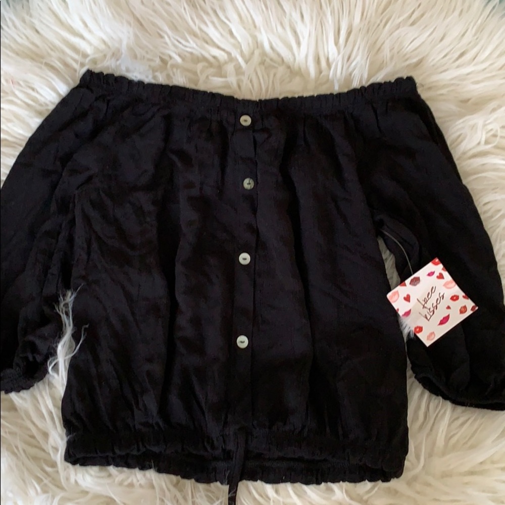 Cute off the shoulder blouse